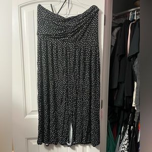 Polka Dot Strapless Dress 2X